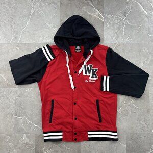 Wiz Khalifa Jacket Mens XL Hoodie Work Hard Play Hard Hip Hop Rap Artist 2010s
